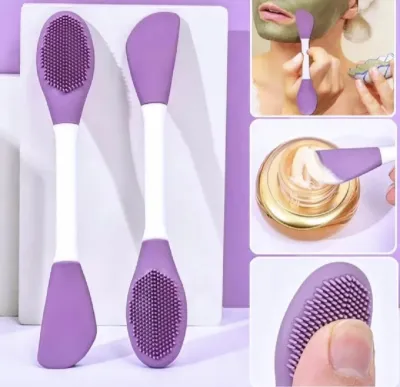 Silicone Facial Cleaning Mask Applicator Brush